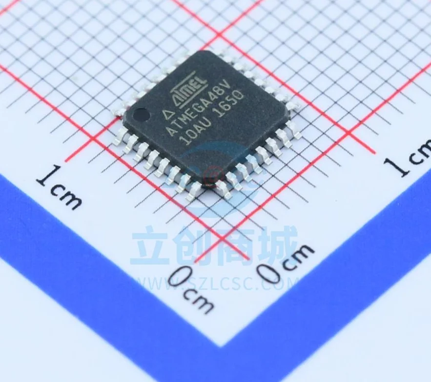 

Original genuine ATMEGA48V-10AU package QFP-32 single-chip 8-bit microcontroller chip-MCU