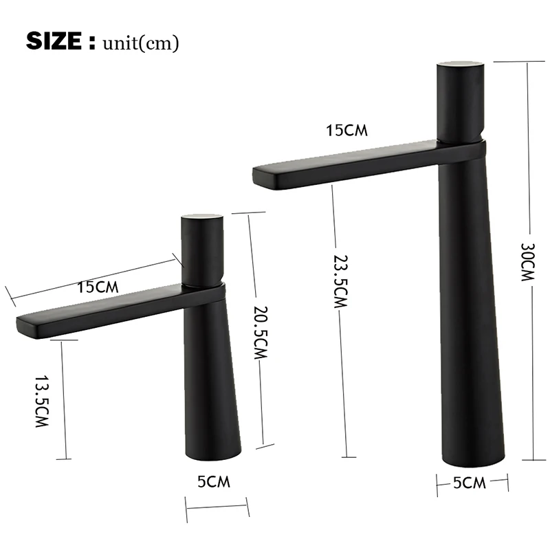 Becola Brass Bathroom Tall/Short Basin Faucets  Black/White Sink Single Handle Cold And Hot Water Mixer Tap 2018A148 images - 6