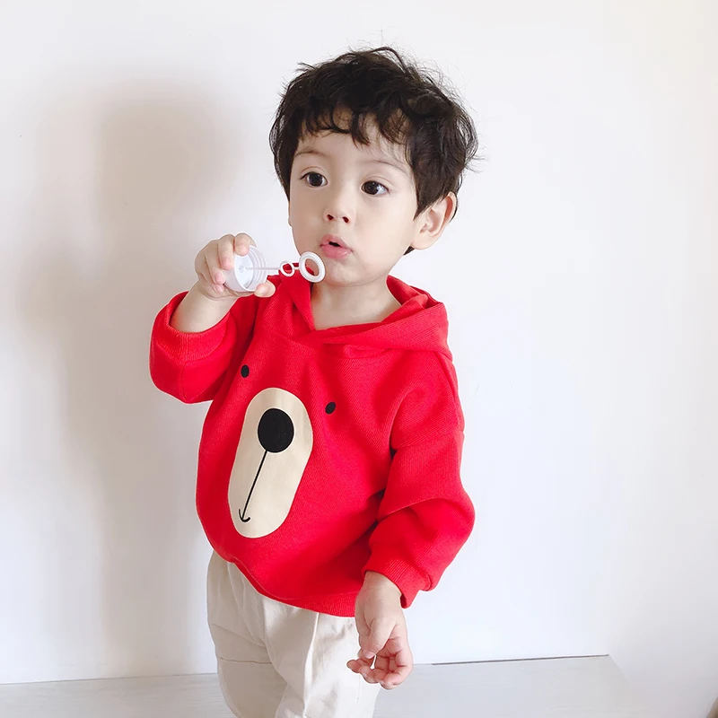 Детская хлопковая толстовка с капюшоном Dolmidol кофта длинными рукавами и ушками