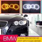 Хлопковая светодиодная подсветка Angel Eye Halo Switchback, двухцветная подсветка для кабриолета BMW 3 серии E90 E92 E93 M3 2007-2013
