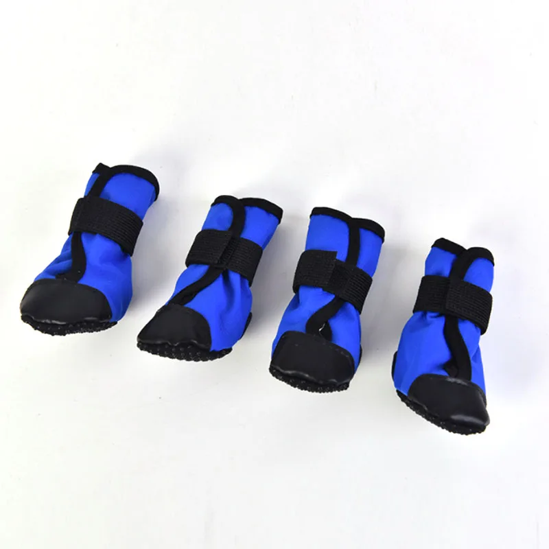 Дождевые ботинки для собак и кошек водонепроницаемые маленьких больших с