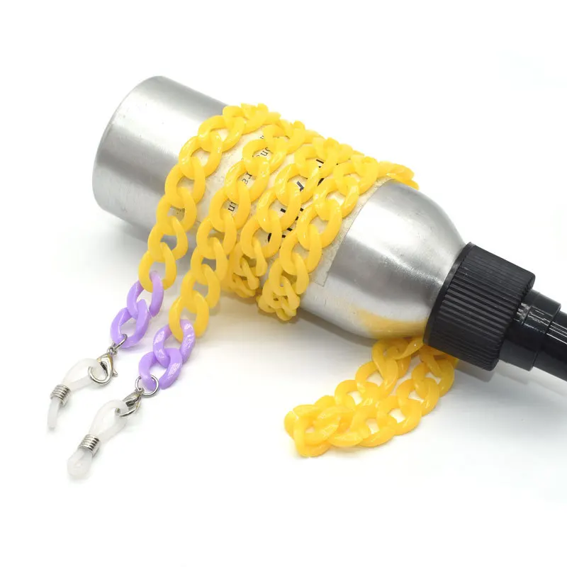 

2020 Glasses Chain Accessories Cool Street Acrylic Multi-Color Glasses Chain Fashion Women Chic Mask Chain holder