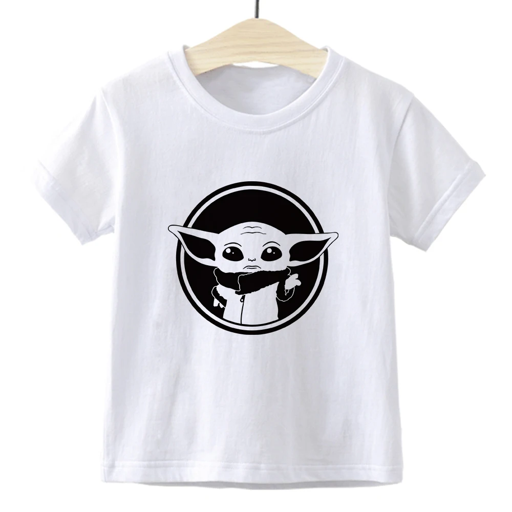 

Mandalorian kids clothes Star Wars cartoon graphics Tees casual T-shirts for men, boys and girls, children's favorite tops
