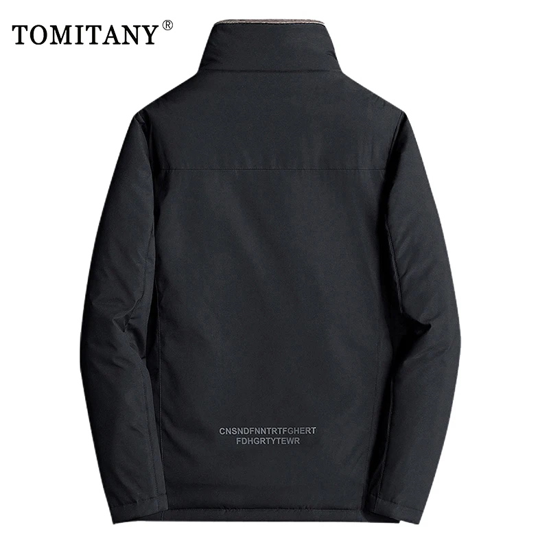 Parka Jackets Men Luxury Fleece Jacket Warm Thick Windbreaker Classic Stand Collar Coat Brand Designer Winter Fleece Parkas 5XL