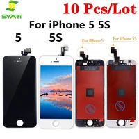 10 pcslot for iphone 5 5s 5 lcd screen display touch digitizer assembly replacement for iphone 5s 5 for iphone 5 lcd screen