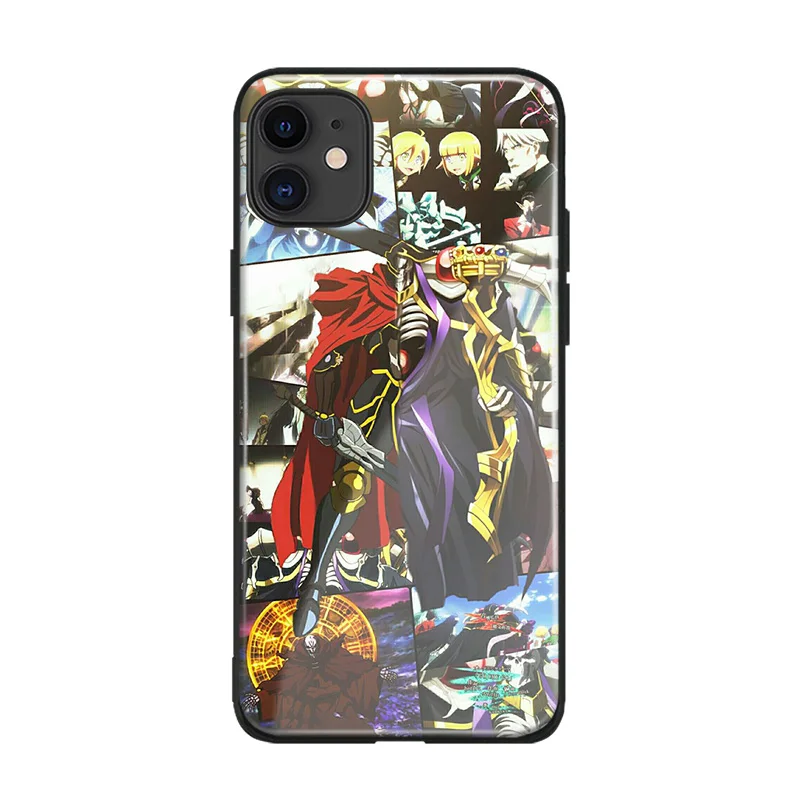 Nazarick Logo Overlord аниме мягкий силиконовый стеклянный чехол для телефона iPhone 6 6s 7 8 Plus X