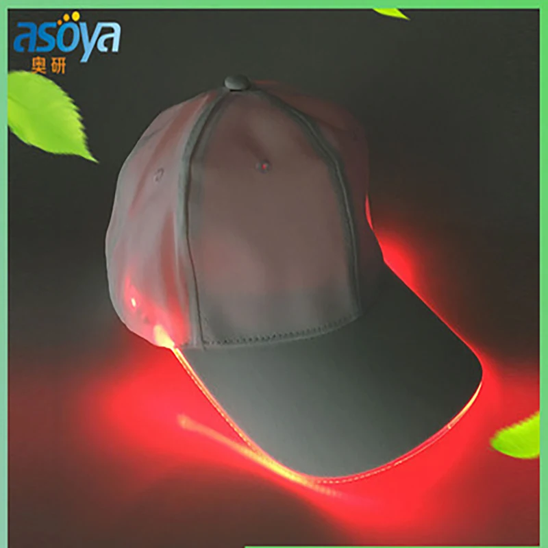 

Baseball Hat Hot Fashion Unisex Solid Color Luminous Baseball Hat Christmas Party Peaked Cap Men's And Women's Outdoor Sun Hat