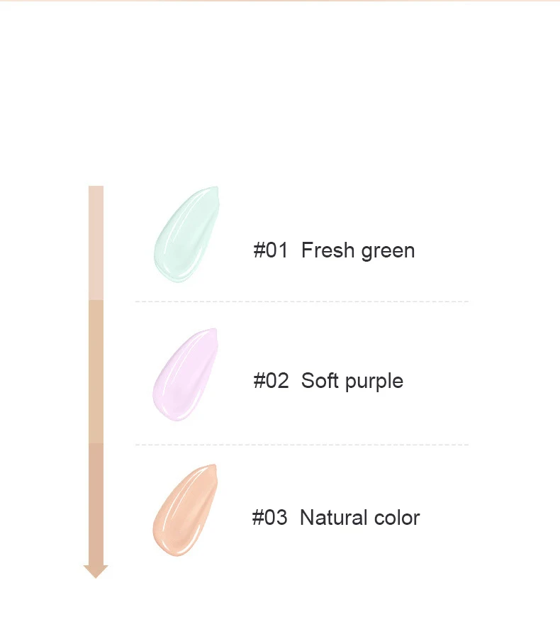 Новинка 3 цвета тональный крем основа для тонального крема отбеливающий