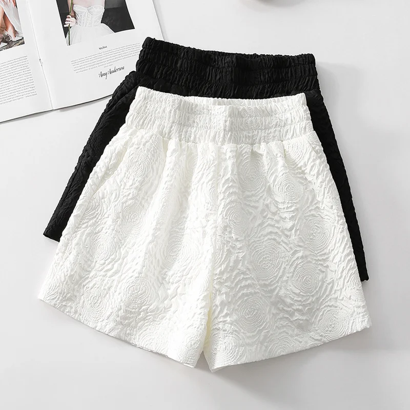 Женские шорты с свободной текстурой EWq повседневные стильные женские модные