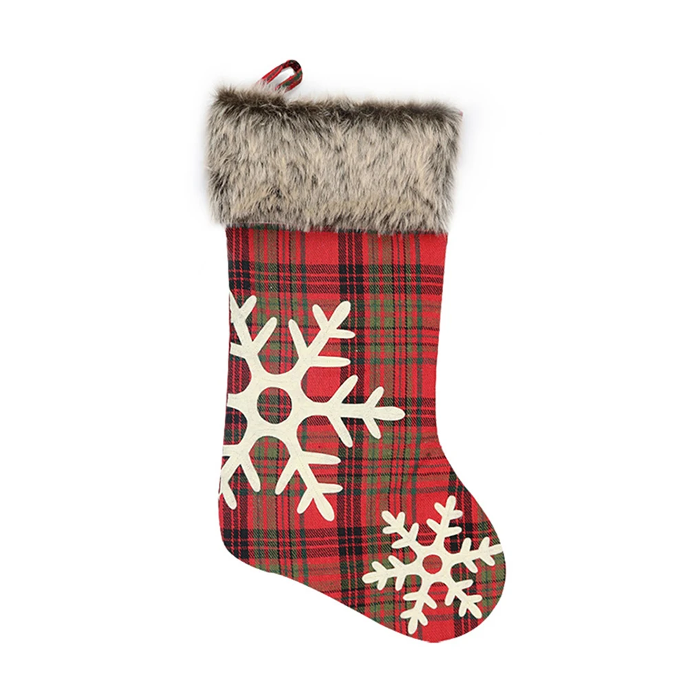 Праздничный Рождественский мешок чулки Орнамент Рождественские украшения для