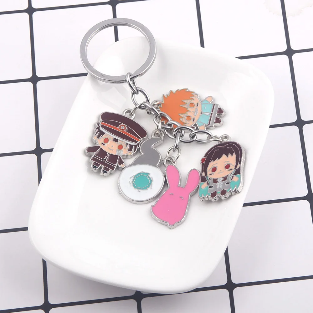 

Japanese Anime Toilet Bound Hanako Kun Key Chain Accessories Yahiro Nene Minamoto Kou Keyring for Men Women Cosplay Wholesale
