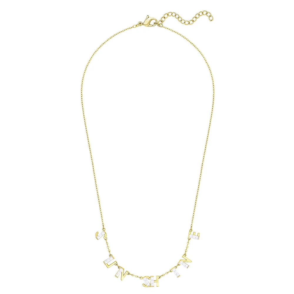 

Fashion Exquisite Letter High Quality Crystal Necklace Lady Wild Luxury Jewelry Romantic Valentine's Day Gift