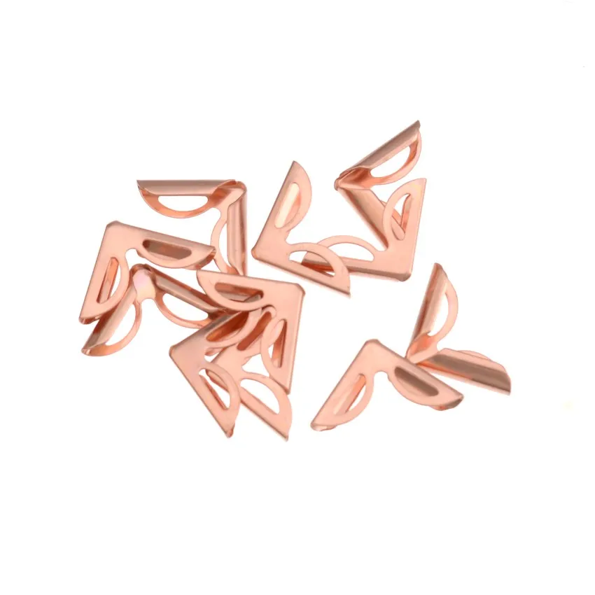 50 шт. Альбомы для скрапбукинга меню папки угловые протекторы (толщина 5 мм) 23x16 мм