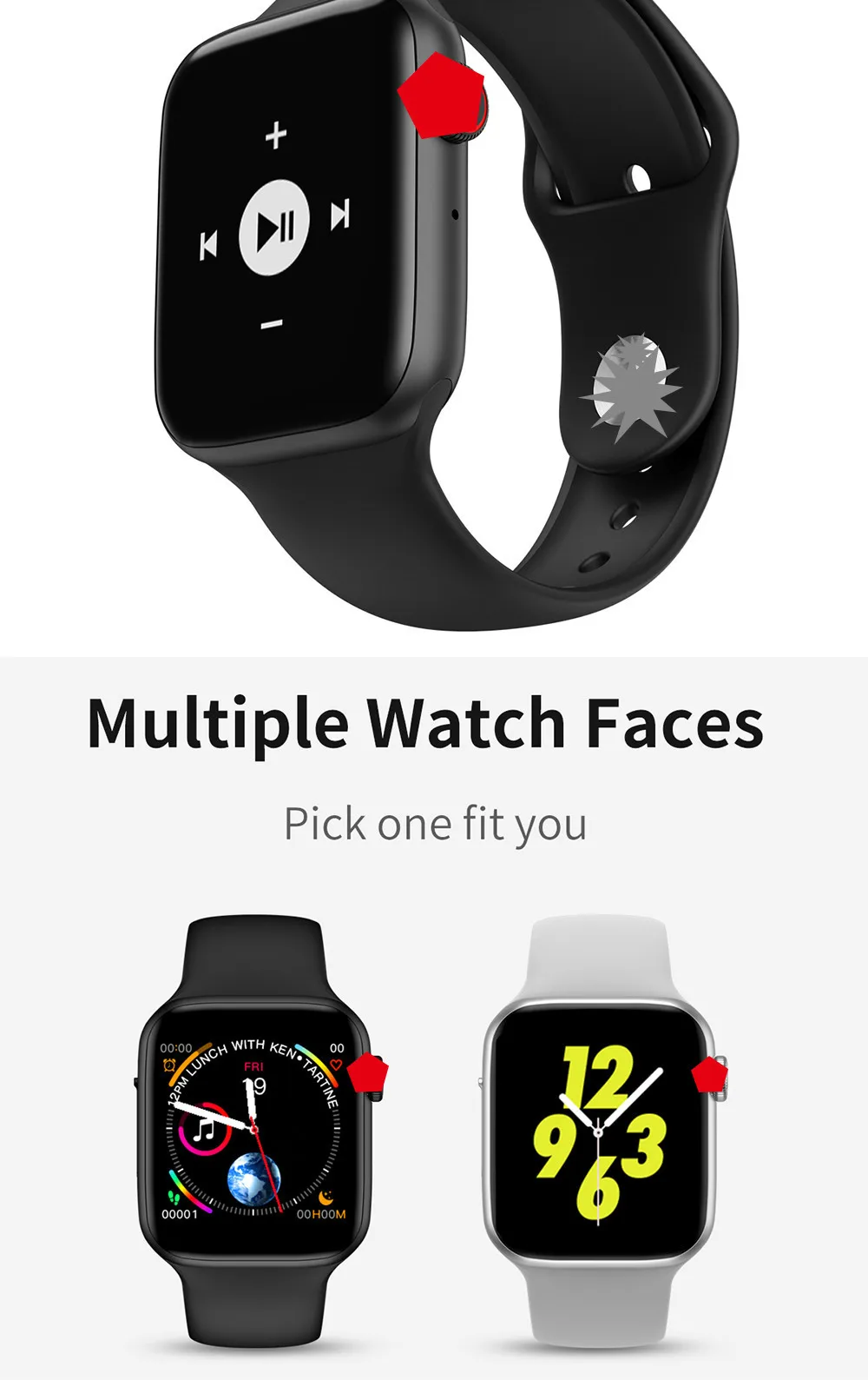 W34, Bluetooth, часы с циферблатом и функцией ответа, Смарт-часы, пульсометр, фитнес-трекер, браслет, браслет MTK 2502 IOS