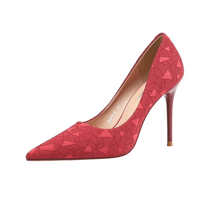 

Female Shoes Woman High Heels Pumps Pointed Toe Shallow Stilettos Sexy Ladies Party Wedding Shoes Women Footwear Thin Heels New