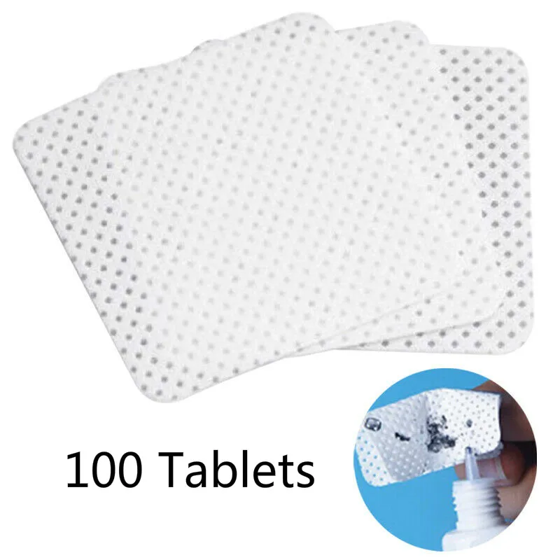 

1Packs/100pcs Square Cleaning Cotton Pads Wipes For Lash Extension Adhesive Eyelash Glue Makeup Nail Tips Polish Remover Tools