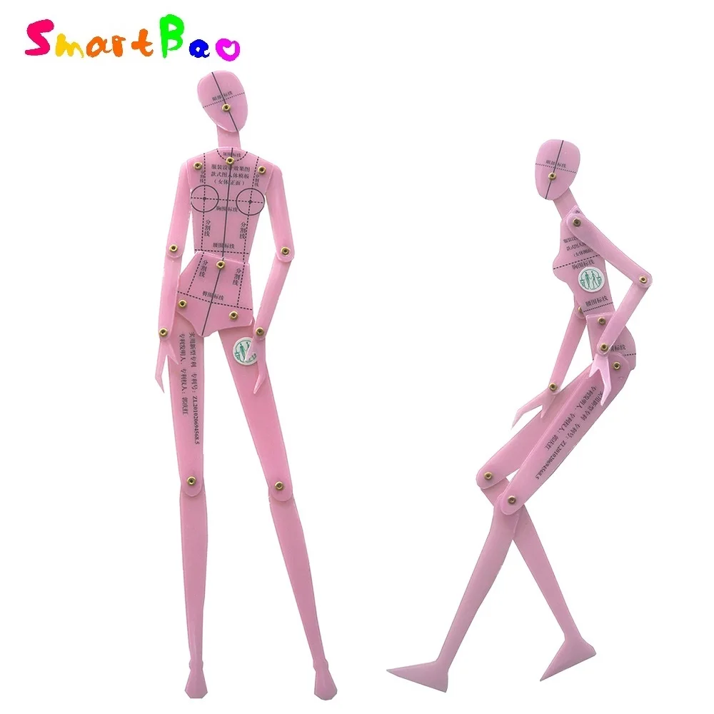 Модная линейка для рисования дизайн одежды из человеческого тела динамическая