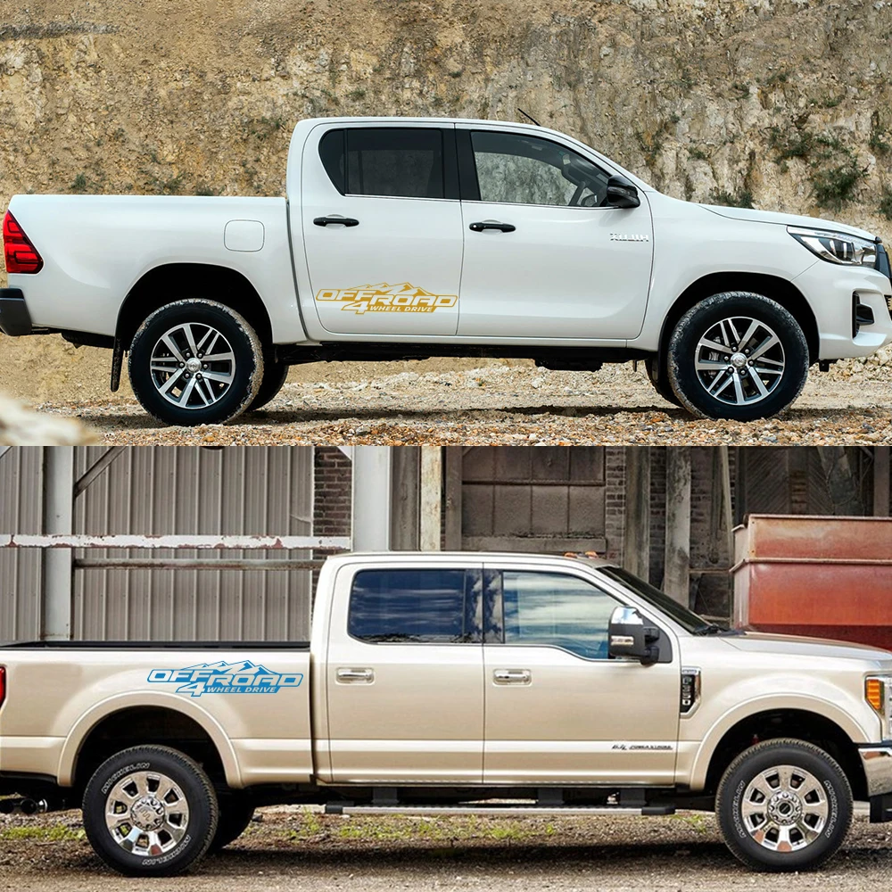 2 шт. для пикапа Ford Ranger Raptor Isuzu Dma Nissan NAVARA Toyota Hilux Tacoma DIY Автомобильная боковая
