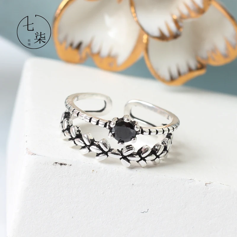 Женские кольца с листьями DreamySky Bijoux в стиле бохо большие Регулируемые на палец