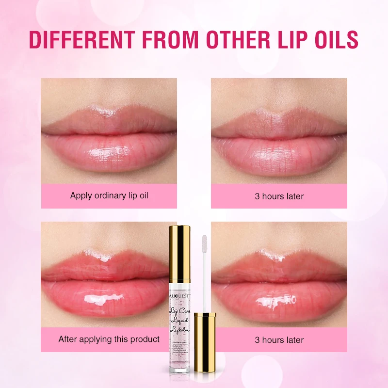 

Pink Colors Lips Plumper Makeup Long Lasting Big Lip Gloss Moisturizer Plump Volume Shiny Sexy Vitamin E mineral Oil lipstick