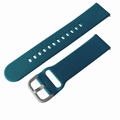 20 мм силиконовые ремешки для samsung galaxy watch active pulseira полосы спортивный ремешок для galaxy watch 42 мм Замена ремешок - Цвет: Indigo