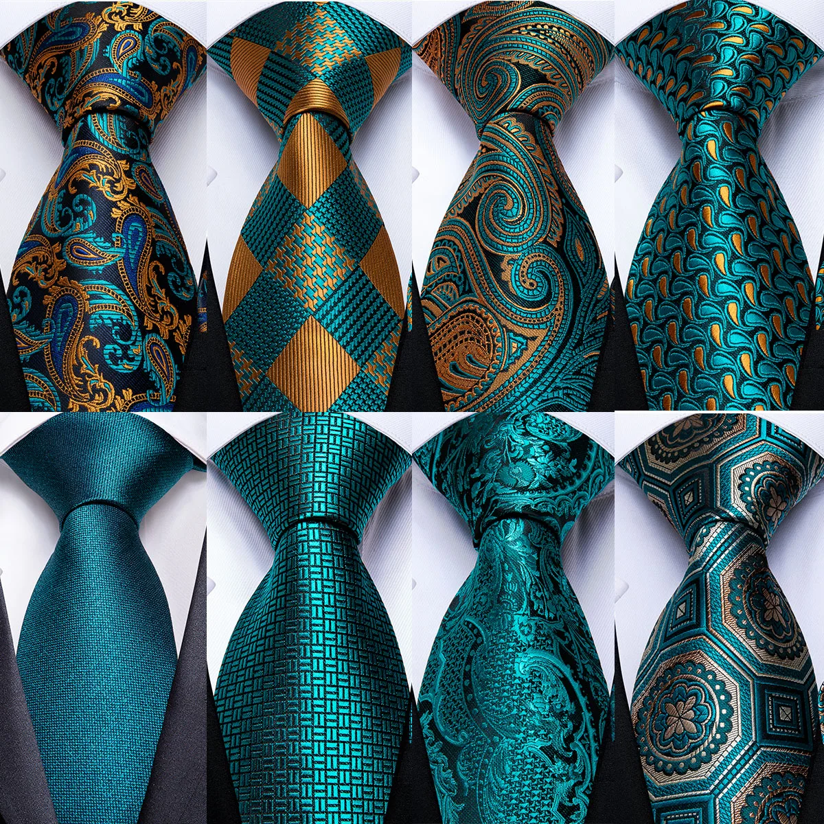 

Подарочный мужской галстук, оригинальный дизайн, Шелковый Свадебный галстук для мужчин, запонки, набор галстуков для вечевечерние, деловая ...