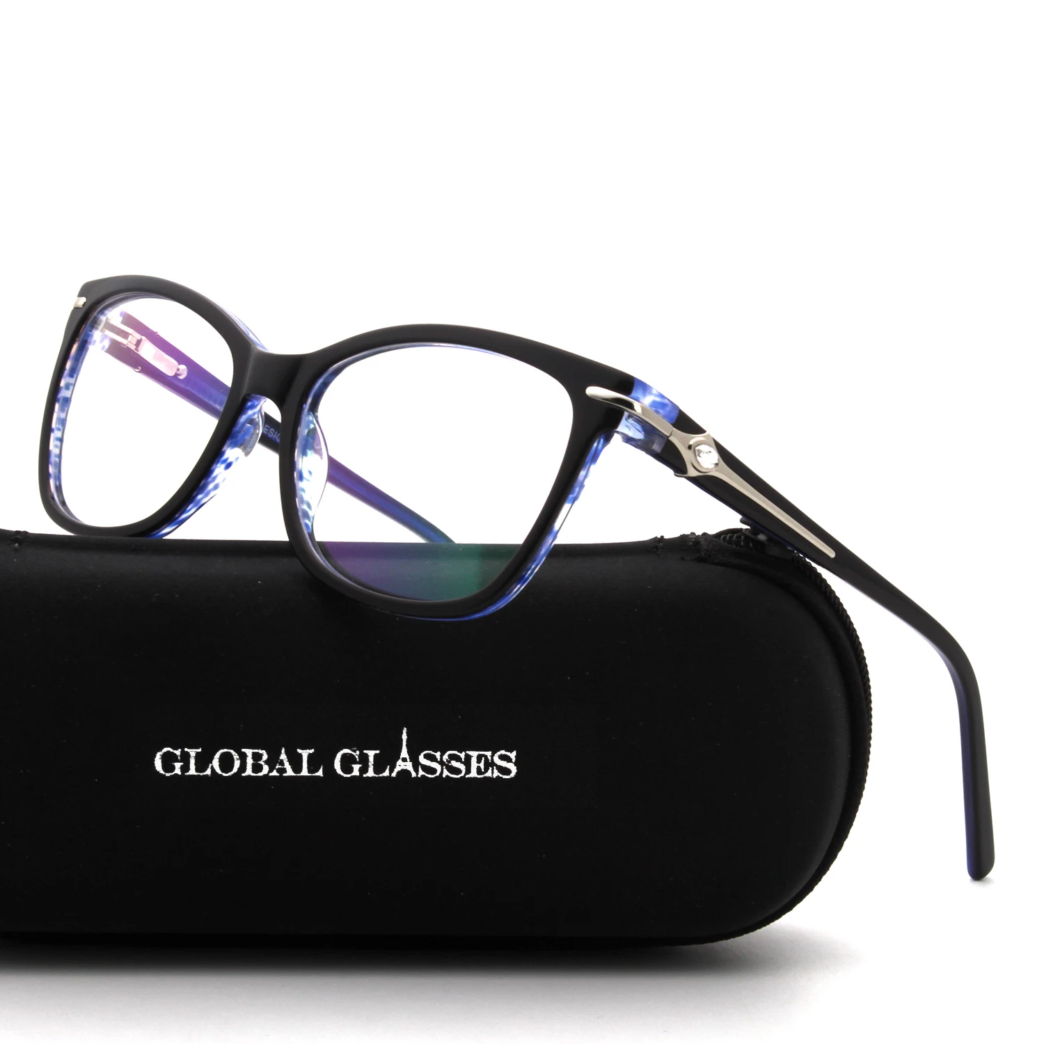 Женские очки с квадратной оправой из ацетата со стразами элегантные винные