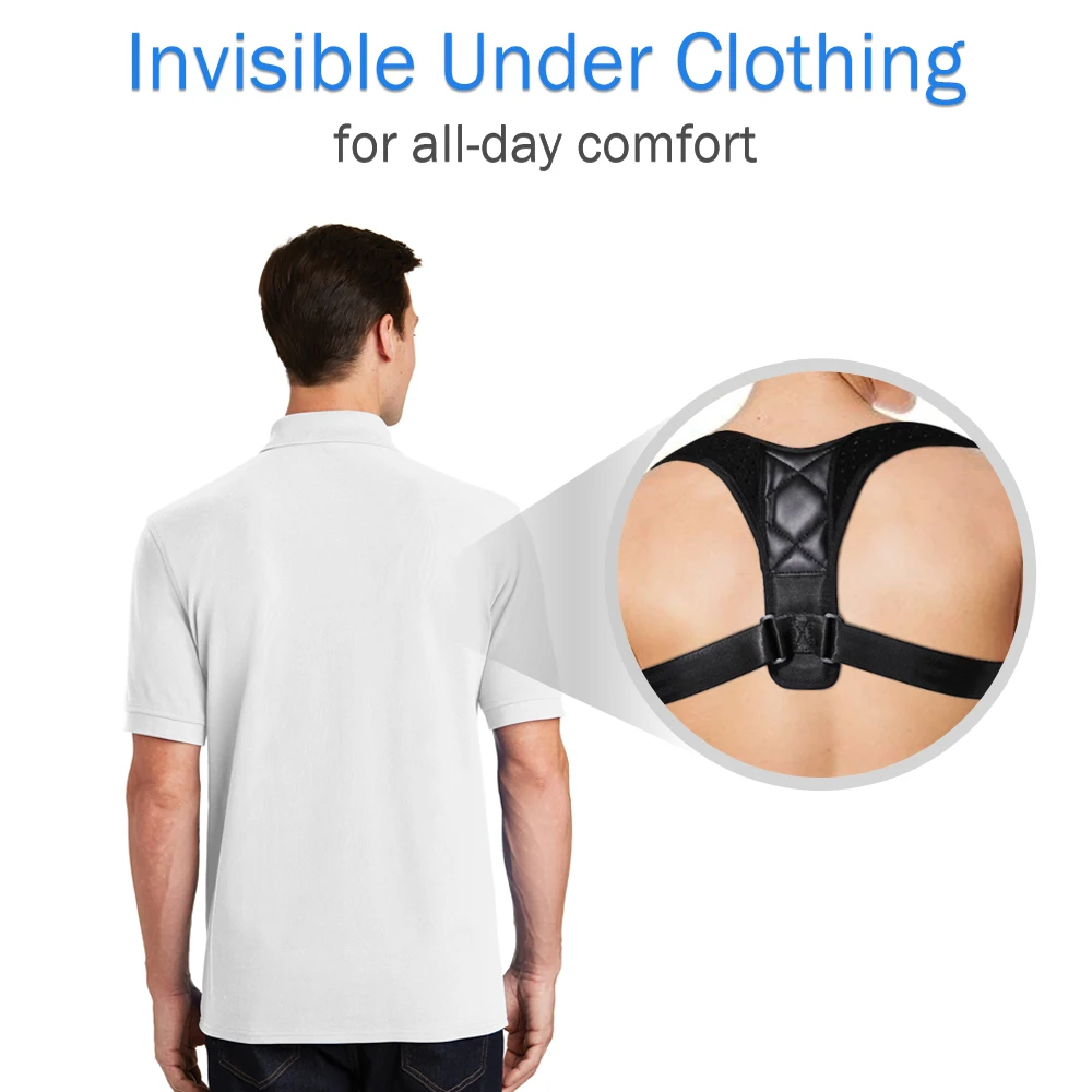 Медицинский Корректор осанки для ключицы для взрослых и детей, Ортопедический Корсет для поддержки спины