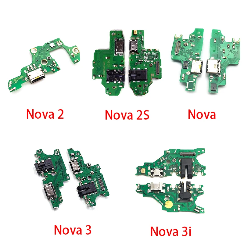 

For Huawei Nova 2 Plus 2S 3 3i 3e 4 4e 5 5i Pro Dock Connector Micro USB Charger Charging Port Flex Cable Microphone Board