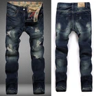 Джинсы мужские свободные, деловой стиль, повседневные штаны, корейский стиль, брендовые модные, большие размеры, 2021