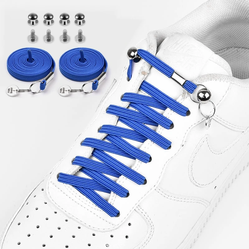 

1Pair One Hand Shoelace No Tie Shoelces For Chidren and Adults Quick For Kids and Adult Sneakers Shoelace Quick Lazy Laces