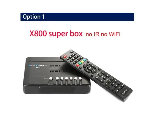 x800 only Satxtrem X800 HD спутниковый ТВ приемник Поддержка MT7601 Wifi Cccam рецептор Azamerica цифровой полный 1080P ТВ Тернер приемник - Цвет: x800 only