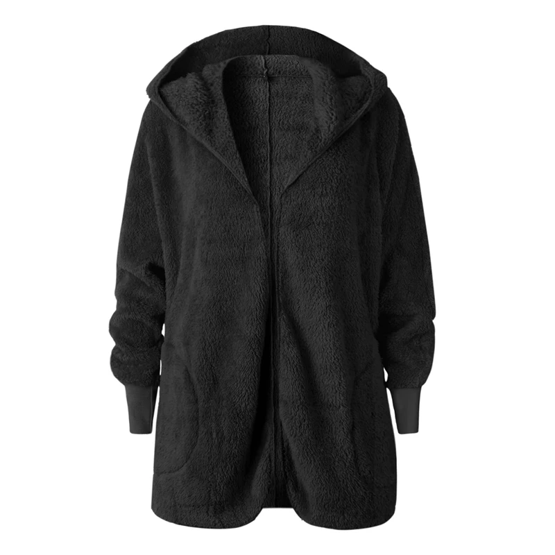 Зимняя теплая мягкая меховая куртка женское плюшевое пальто женская мода