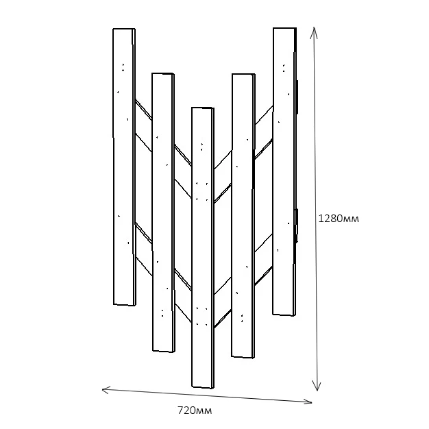 Hanger B2 Wenge | Coat Racks