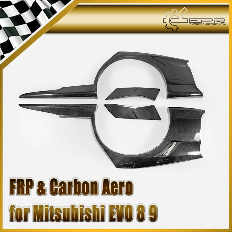 Автомобильный Стайлинг для Mitsubishi Evolution EVO 8 9 VTX Cyber Carbon Fiber Задний переднее крыло