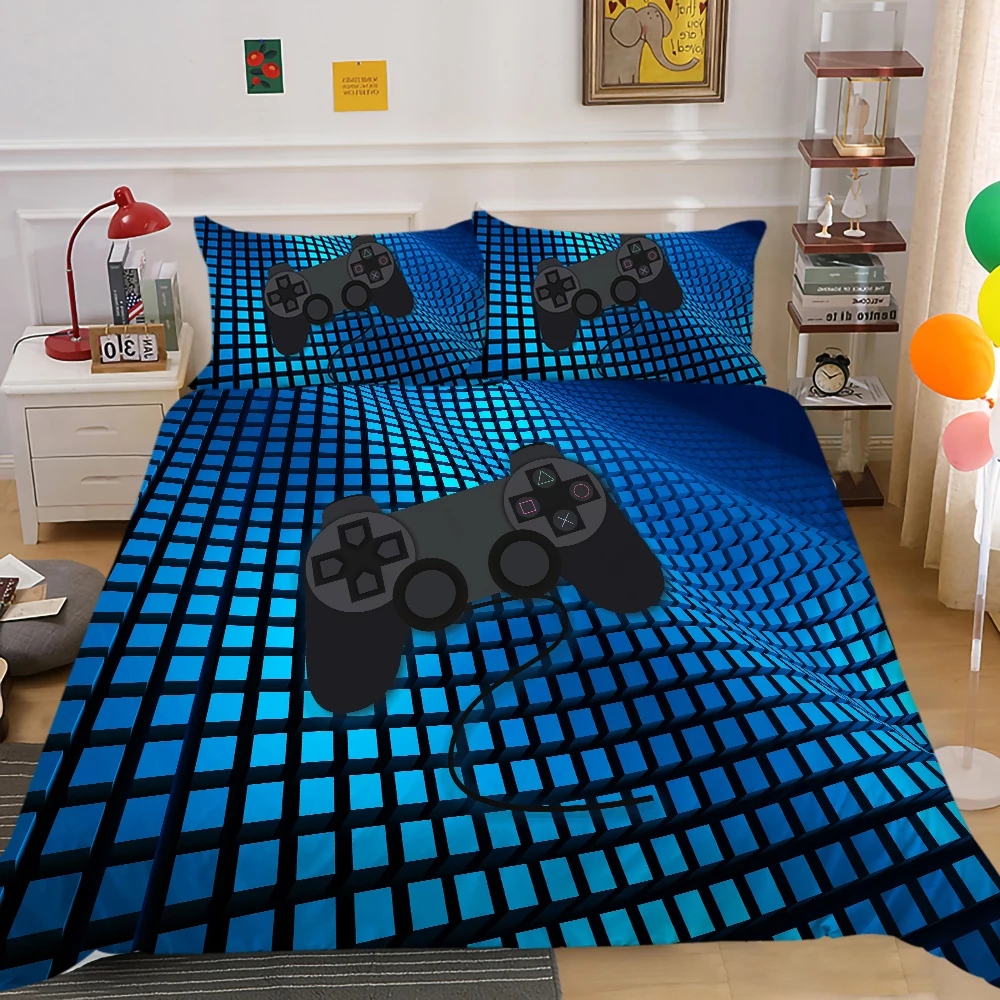 

3D Bedding Set King Size Duvet Cover Set 2/3 Pcs Comforter Bed Cover Set Boys Girls Bedroom Decoration
