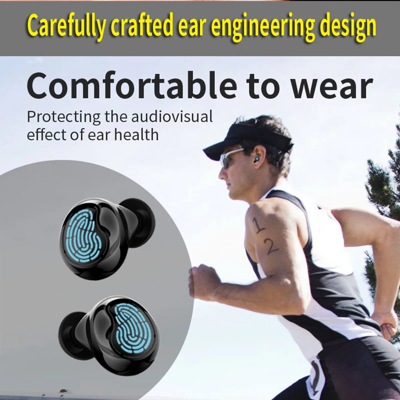 Bluetooth наушники TWS V5.0 с сенсорным управлением бинауральные aptx без потерь