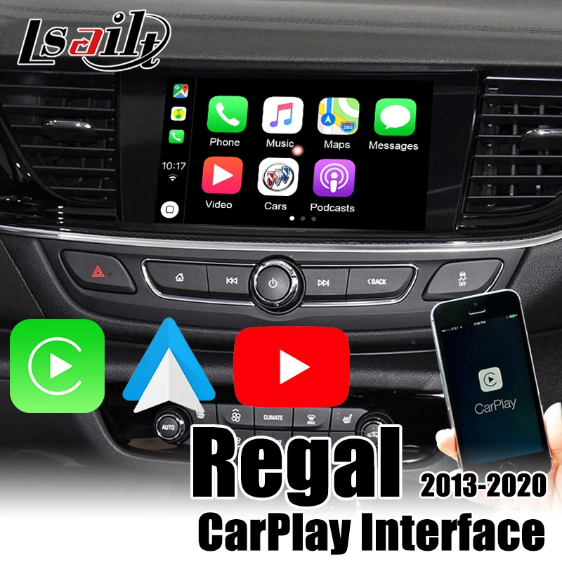 Подключи и работай Apple CarPlay интерфейсная коробка для Regal Opel 2014 2019 Intellink USB Android
