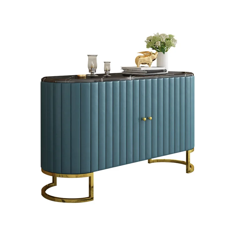 Светильник роскошный шкаф со стеклянными дверями Ресторан нержавеющая сталь