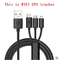 yhy wifi monitor usb charging data transfer cable gps locator gps position line tracking cord compatible with sim card