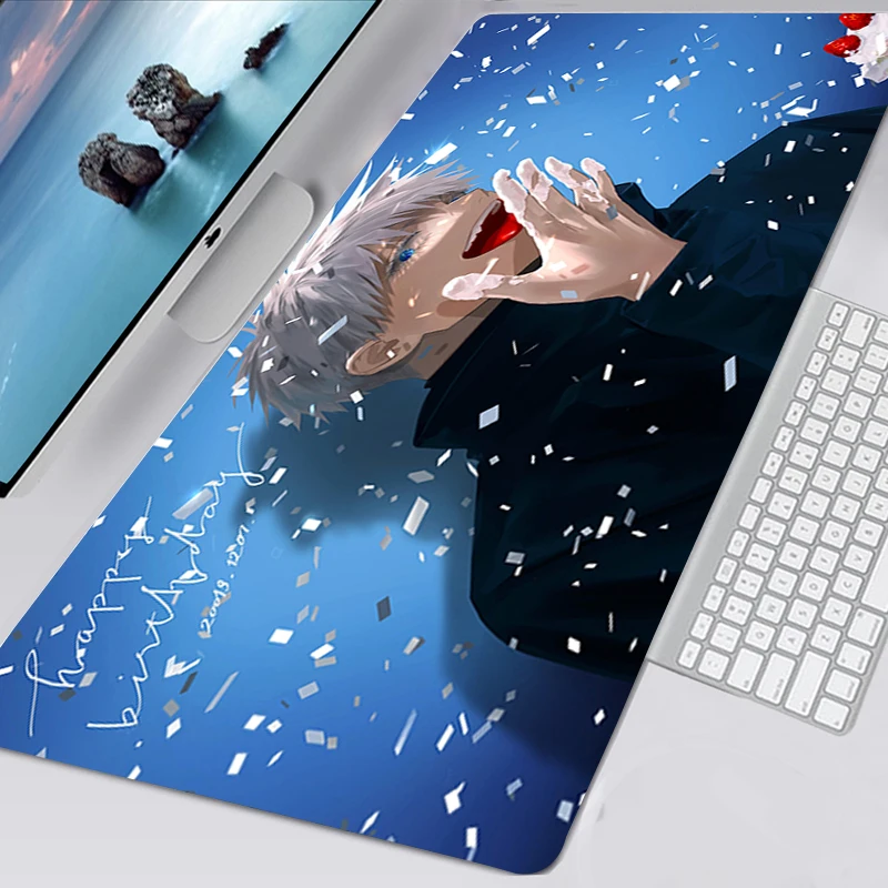 

Большой коврик для мыши с аниме juютсу кайсен 80x30 см XL, милый коврик для компьютерных игр CS GO, коврик для клавиатуры и мыши, коврик для мыши, ков...
