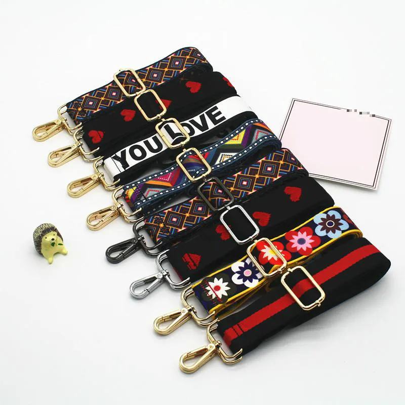 Цветной ремешок для сумок широкий сумки на плечо сменный аксессуар регулируемый