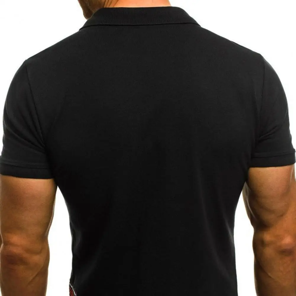 

Men Polo Men Shirt Short Sleeve Polo Shirt Contrast Color Polo New Clothing Summer Streetwear Casual Fashion Men tops