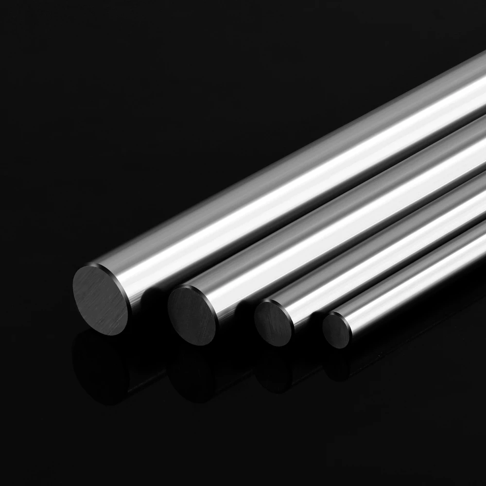 

2pcs Optical Axis 300 330 350 380 400 500 600mm Smooth Rods 8mm Linear Shaft Rail 3D Printers Parts Chrome Plated Guide Slide