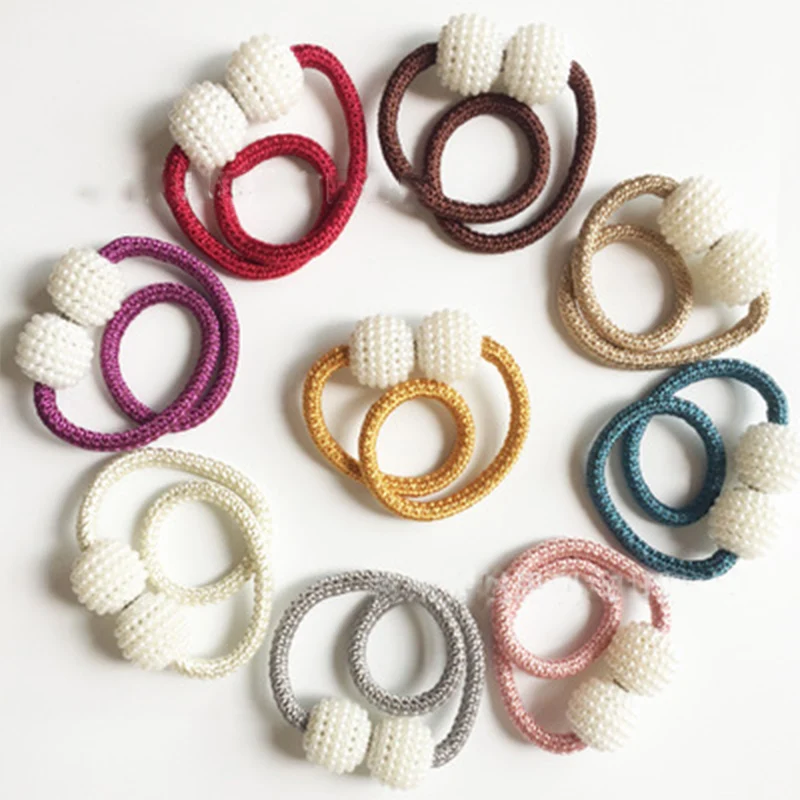 1 шт. жемчуг Магнитная занавеска зажим держатели для штор подхват на завязках