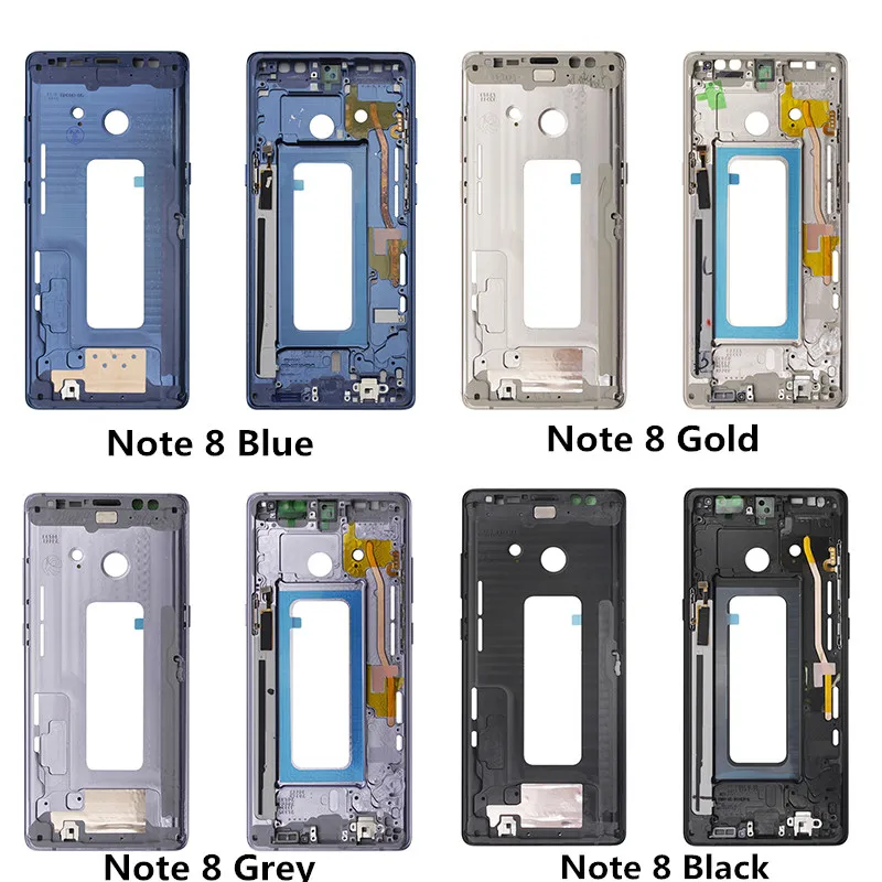 Корпус с рамкой для Samsung Galaxy Note 4 N910 5 N920 8 N950 9 N960 2 шт. | Мобильные телефоны и