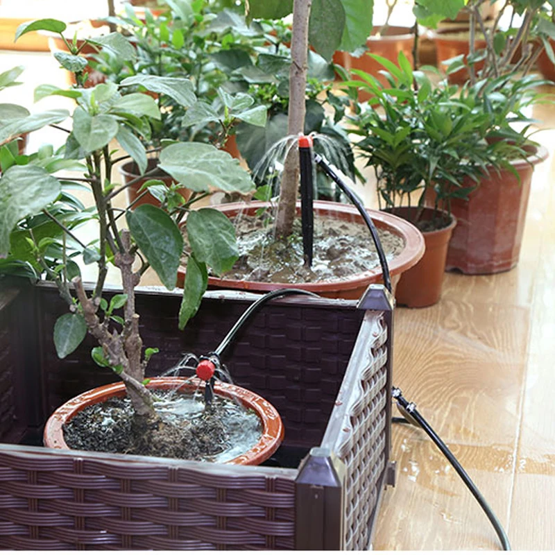 10-50pcs Garden Adjustable Nozzles Drip Irrigation Watering Sprinkler 1/4'' Anti-Clogging Dripper Emitter Flower Beds Vegetable | Дом и