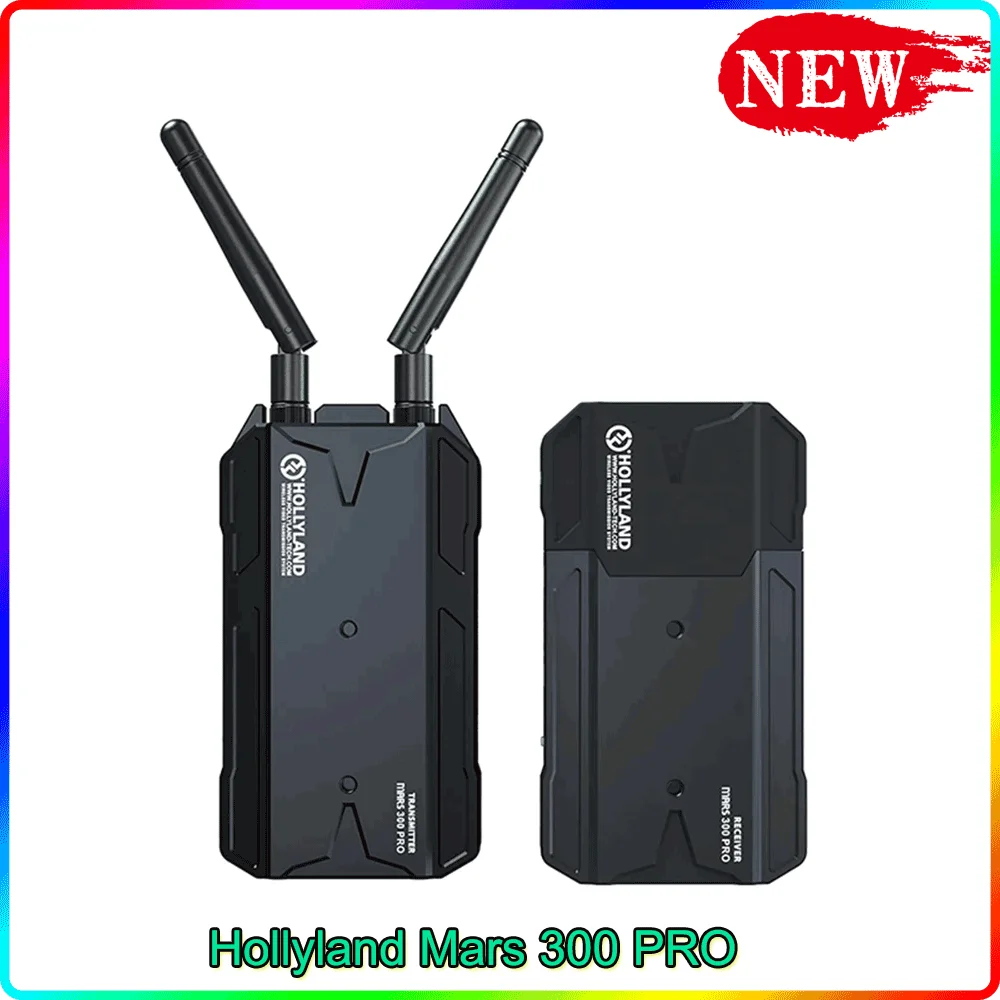 

Hollyland Mars 300 PRO Dual-HDMI 300FT передатчик изображения приемник HD 1080P видео Беспроводная передача для цифровой зеркальной камеры