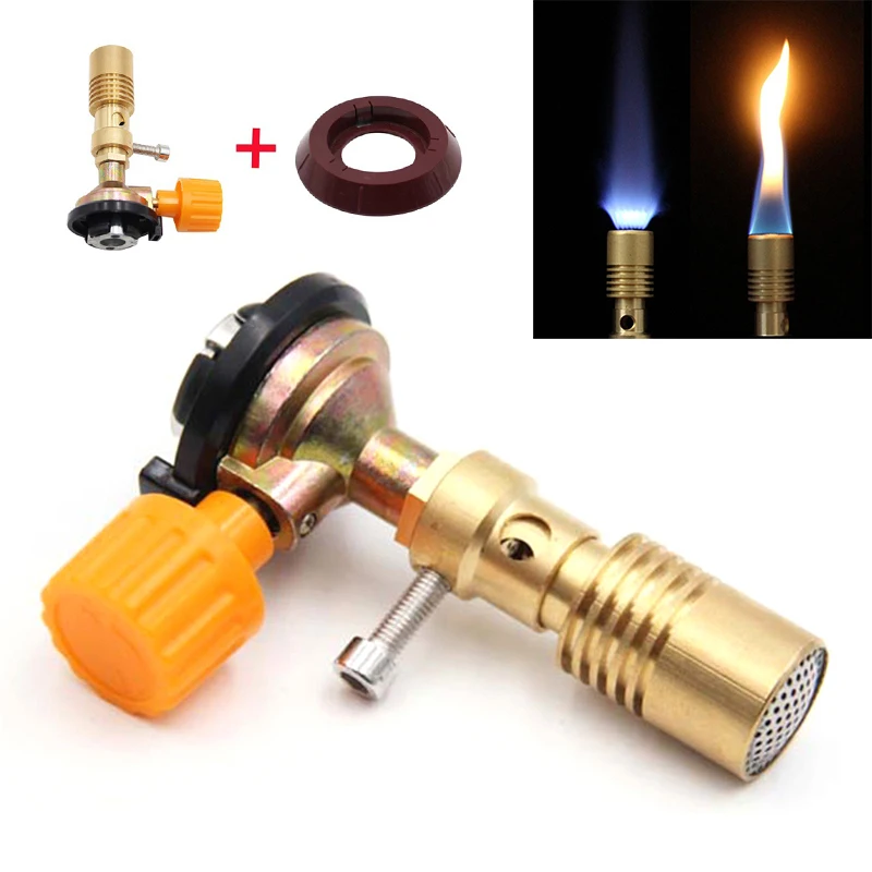

Portable Copper Laboratory Bunsen Burner Liquid Propane Bottled Gas Alcohol Lamp