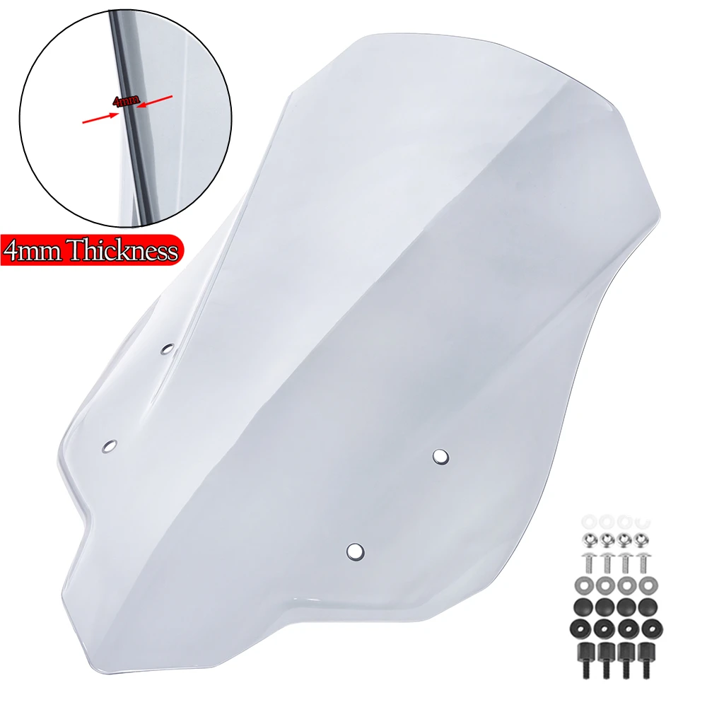 Motorcycle Windshield Touring Windscreen Wind Deflector with Bracket for Honda CB500X CB 500X 2016 2017 2018 2019 Smoke Clear |